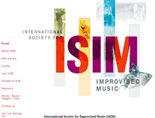 Tablet Screenshot of improvisedmusic.org